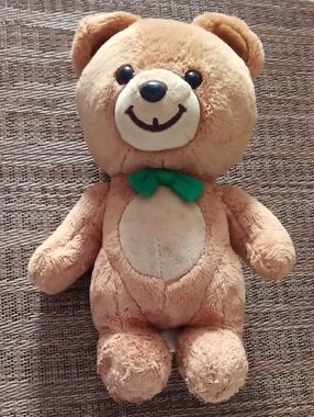 Gund Kraft Peanutbutter Plush Teddy Bear with Green Bow - Soft Kids Toy
